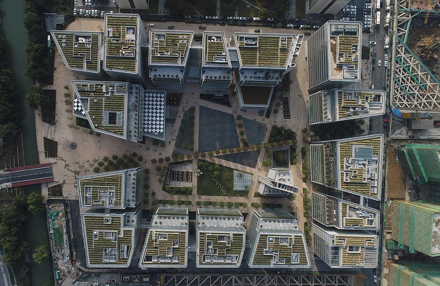 Mega Complex In China completed by Renzo Piano Building Workshop