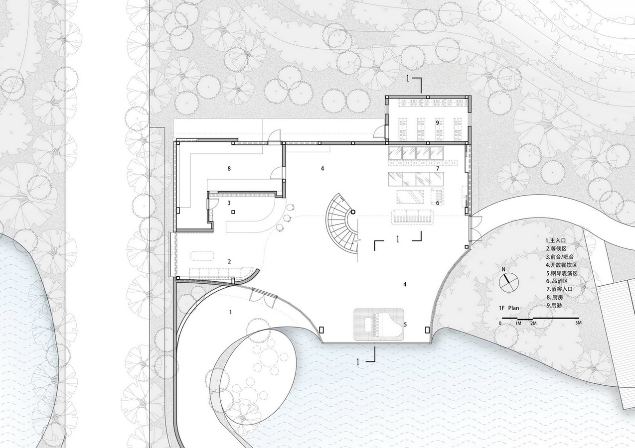中国惠州森林中的洞穴屋顶餐厅，由Wildurban Architects完成- Sheet11