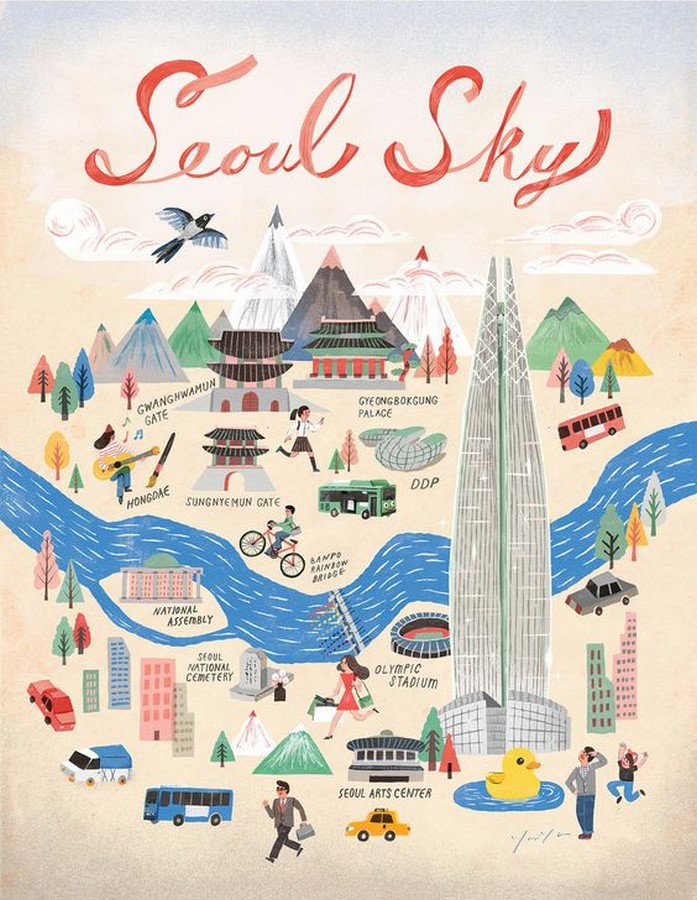 韩国，首尔-表格1