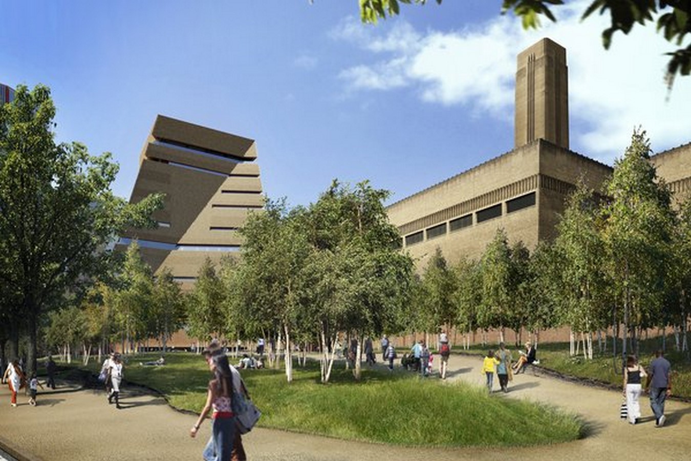 由Herzog和de Meuron设计的Tate Modern Switch House: 21世纪的模型博物馆- Sheet7